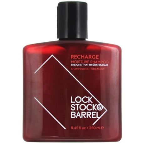 Lock Stock & Barrel Шампунь увлажняющий и кондиционирующий для жестких волос Recharge Moisture Shampoo 250 мл