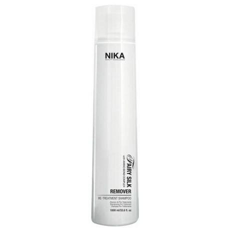 Nika Шампунь для волос очищающий с аминокислотами+помпа / Remover pre-treatment shampoo 1000 мл