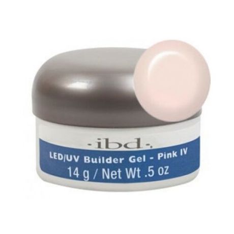Гель IBD LED/UV Builder gel конструирующий камуфлирующий, 14 мл pink IV