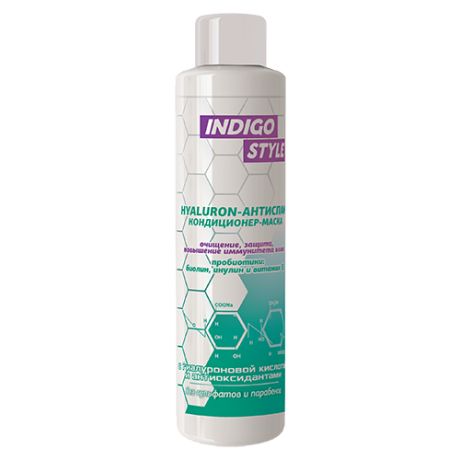 INDIGO HYALURON BALSAM-MASK Бальзам-маска антиспам для волос - глубокой очищение и защита от повреждений, повышение иммунитета волос 1000 мл