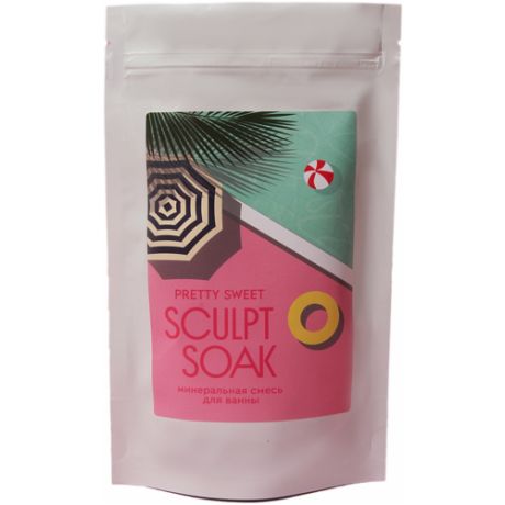 Минеральная смесь для ванны с антицеллюлитным эффектом SCULPT SOAK с английской солью эпсом