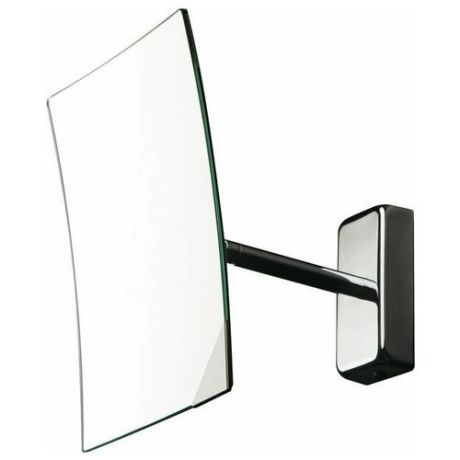 Настенное прямоугольное косметическое зеркало StilHaus с 2-х кратным увеличением, хром
