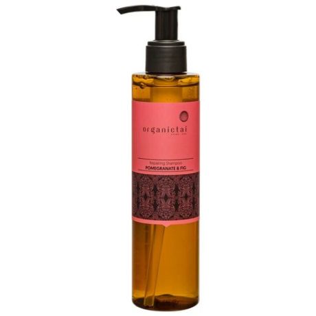 Безсульфатный восстанавливающий шампунь для волос "Гранат и инжир" Organic Tai 200 мл