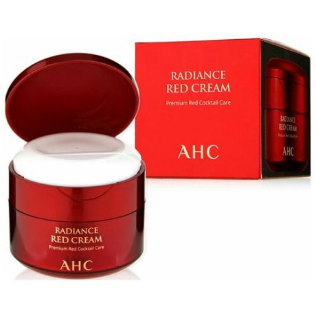 AHC radiance red cream - Антивозрастной увлажняющий крем для лица