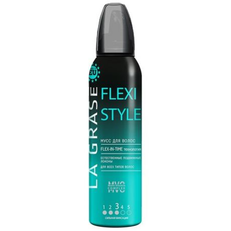 La Grase мусс для укладки волос Flexi Style, 150 мл