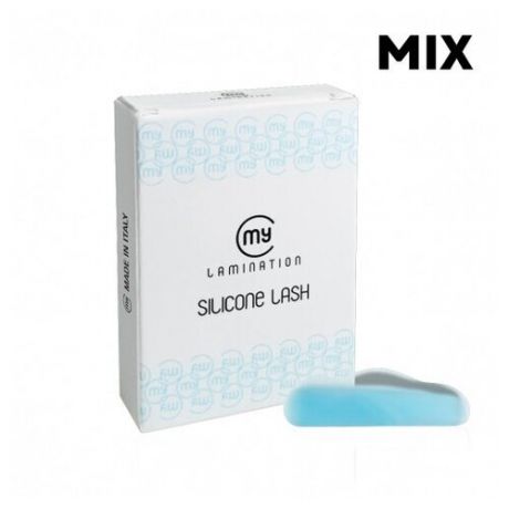 My Lamination / Набор силиконовых валиков (бигудей) для завивки ресниц MyLamination (Silicone Lash Blue (MIX) 5 пар