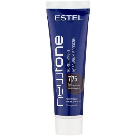 Estel Professional 7/75 Маска тонирующая для волос / русый коричнево-красный / NewTone 60 мл