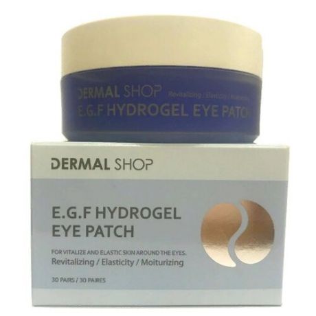 Патчи для глаз гидрогелевые Dermal Shop E.G.F. Hydrogel с эпидермальным фактором роста egf 60 шт
