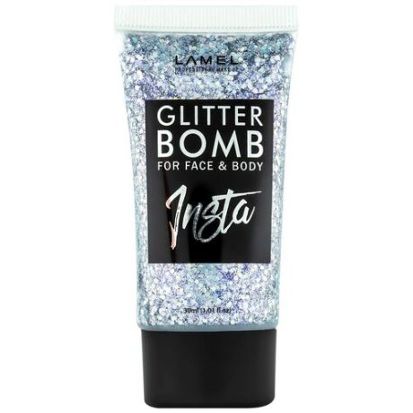 Lamel Pro 403 Глиттер жидкий для макияжа Glitter bomb insta 30 гр