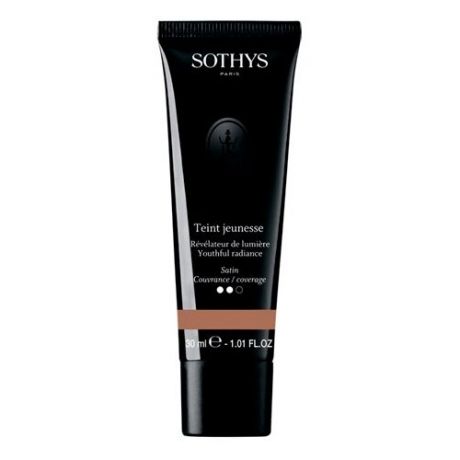 Sothys Make-Up Teint jeunesse: Омолаживающая тональная основа с эффектом сияния кожи (Teint jeunesse), Персик С30 / 30 мл