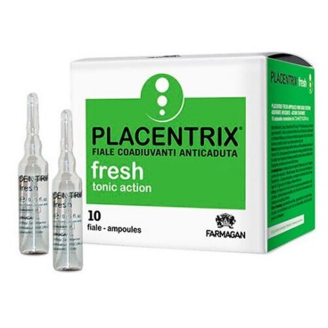 Farmagan Placentrix: Лосьон тонизирующий против выпадения волос в ампулах (Fresh Lotion Tonic Action), 10*7,5мл