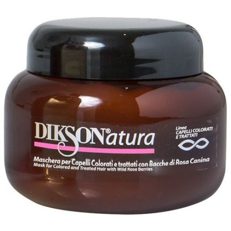 Маска для волос для окрашенных волос Dikson Natura Mask с экстрактом шиповника 250 мл