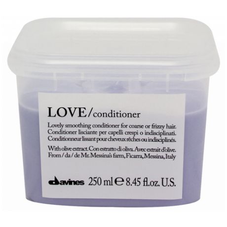 DAVINES LOVE CONDITIONER 250ml/ LOVE кондиционер для разглаживания завитка 250мл