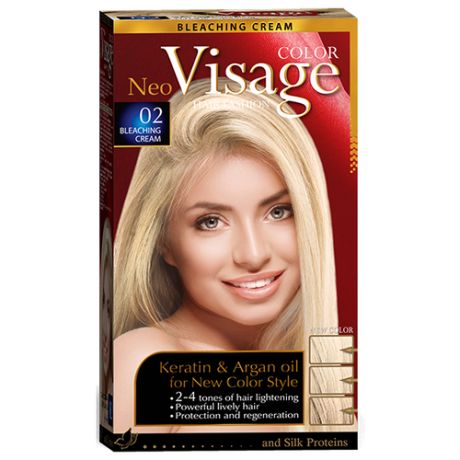 COLOR Visage Осветляющий крем для волос, 02 bleaching cream