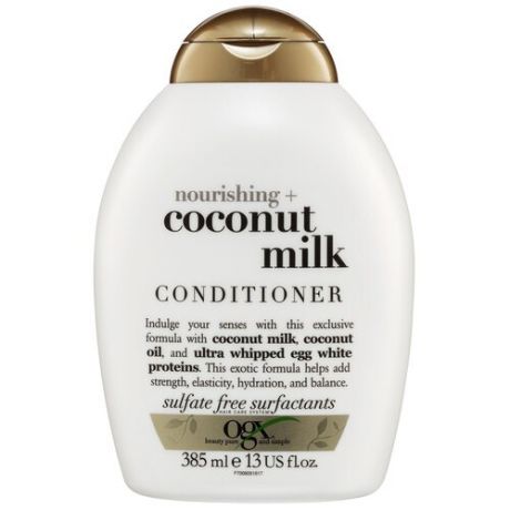 Кондиционер для волос OGX "Питательный", с кокосовым молоком, 385 мл