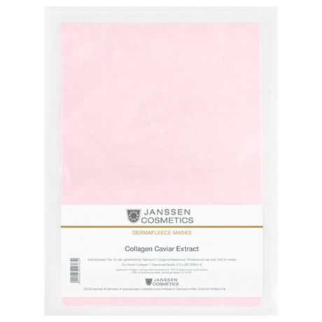 Janssen 8104.913 Collagen Caviar Extract - Коллаген с экстрактом икры (ярко-розовый лист), 1 лист