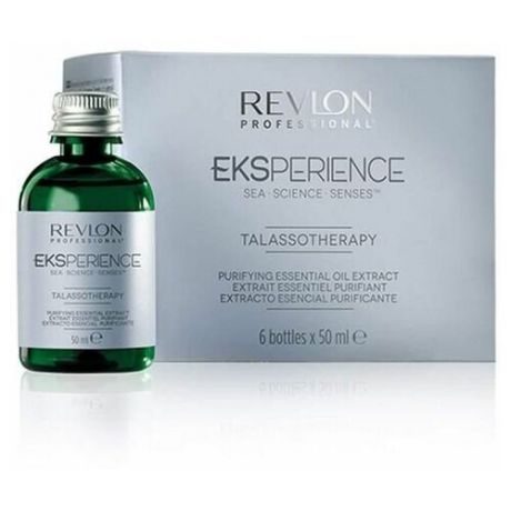 Масло для волос от перхоти Revlon Eksperience Talassotherapy Purifying Essential Oil Extract 6 шт по 50 мл