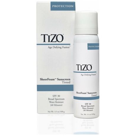 TiZO Sheer Foam Sunscreen SPF 30 Tinted