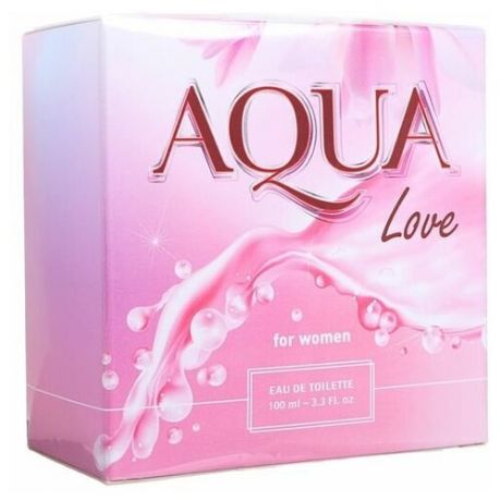 Туалетная вода женская Aqua, Love, 100 мл