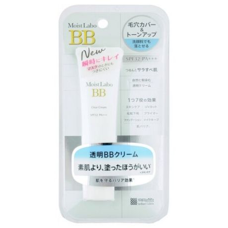 Meishoku BB крем прозрачная основа под макияж - Moist-labo BB clear cream SPF 32 PA+++, 30г