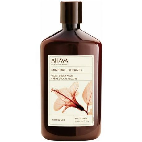 Крем-мыло для душа AHAVA Mineral Botanic гибискус и инжир, 500 мл