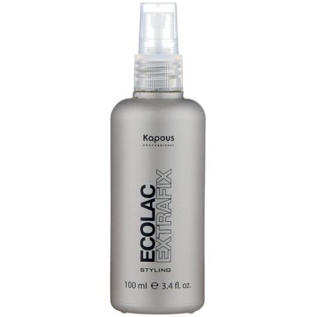 Жидкий лак для волос KAPOUS PROFESSIONAL Ecolac Extrafix, сверхсильной фиксации, 100 мл