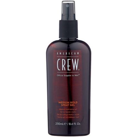 American Crew Classic Medium Hold Spray Gel - Спрей-гель для волос средней фиксации, 250 мл