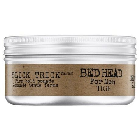 TIGI Bed Head B for Men Slick Trick Pomade - Гель-помада для волос сильной 75 г