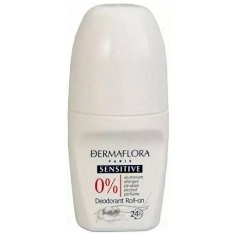 BradoLine Charme Шариковый дезодорант для женщин Sensitive Dermaflora 0%, 50 мл