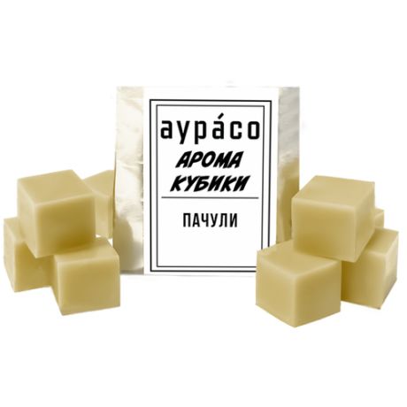 Пачули" - ароматические кубики Аурасо, 9 штук, ароматический воск для аромалампы