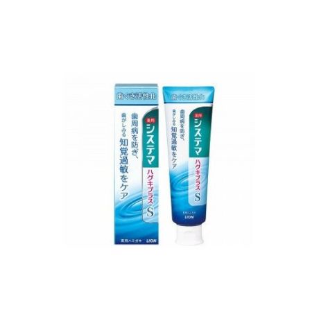 Зубная паста для лечения десен и зубов, усиленная формула профилактика пародонтоза Dentor Systema gums plus S, Lion 95 гр