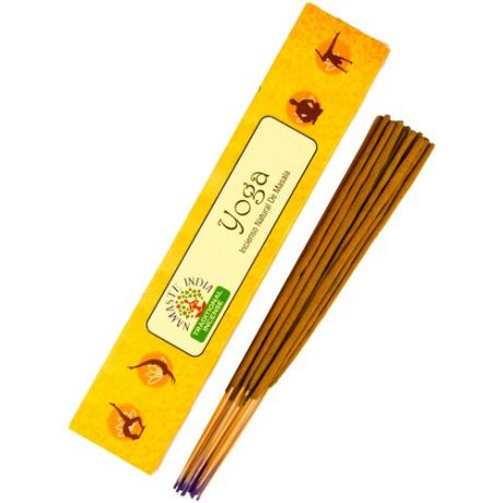 Ароматические палочки, натуральные индийские благовония Orkay Йога, Yoga, 15 гр: 12-15 штук