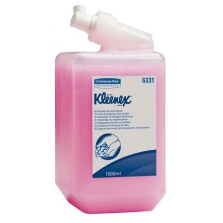 Жидкое мыло для рук Kimberly-Clark Professional KLEENEX® Everyday Use - Картридж / Розовый /1л, 6 шт.. (6331)