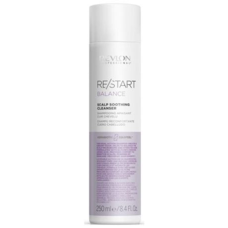 Revlon Professional ReStart Balance Scalp Soothing Cleanser - Мягкий шампунь для чувствительной кожи головы, 250 мл