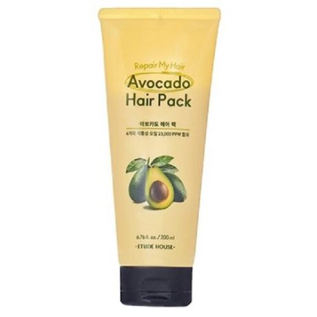 Etude Маска для волос с маслом авокадо - Repair my hair avocado hair pack, 200г