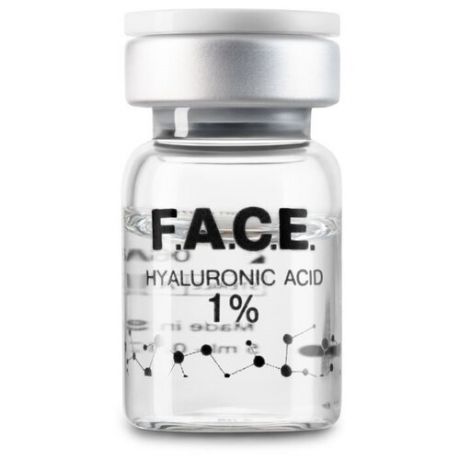 Высокомолекулярная нестабилизированная гиалуроновая кислота 1% F.A.C.E. Hyaluronic Acid 1%