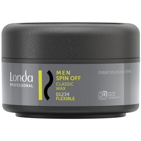 Londa Spin Off Classic Wax - Классический воск для волос нормальной фиксации, 75 мл