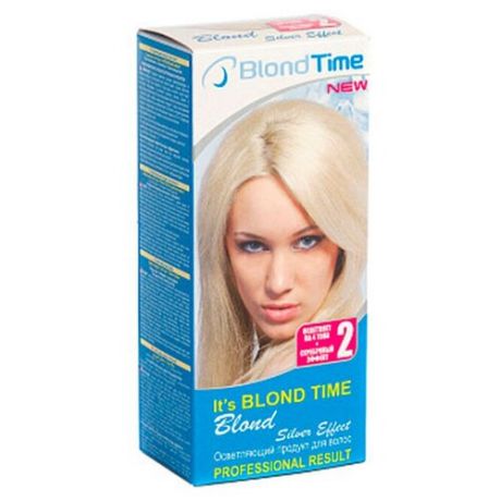 Краска осветлитель для волос Prestige Blond Time Blond Silver Effect №2_190ml Серебряный эффект №2