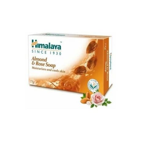 Himalaya HERBALS Almond Rose Soap Твердое мыло туалетное 75gr