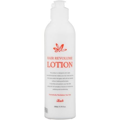 Несмываемый лосьон для волос Zab Hair Revolume Lotion, 200 мл