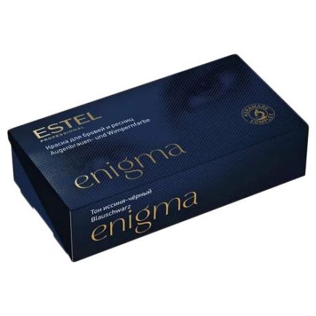 Estel Professional Enigma Краска для бровей и ресниц Иссиня-Чёрный