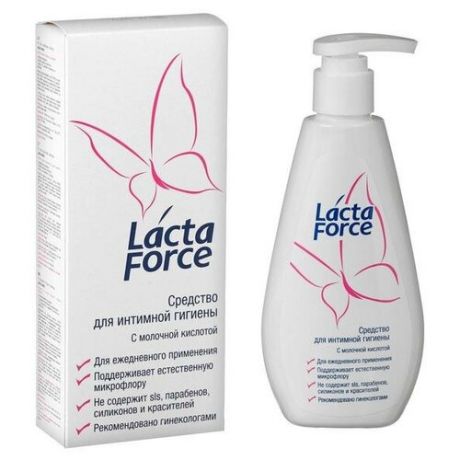 Средство для интимной гигиены 911 Lactaforce с молочной кислотой, 200 мл