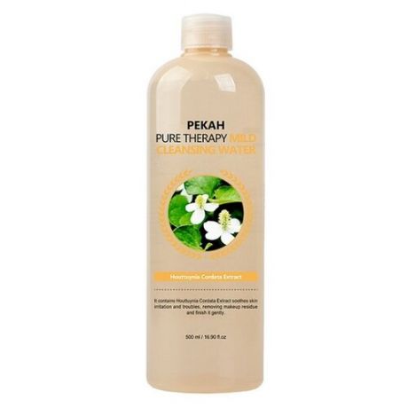 Pekah Вода мицеллярная для чувствительной кожи - Pure therapy mild cleansing water, 500мл