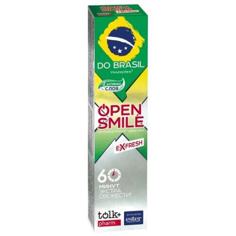 Зубная паста Tolk "Open Smile eXfresh", Brasil , 115г