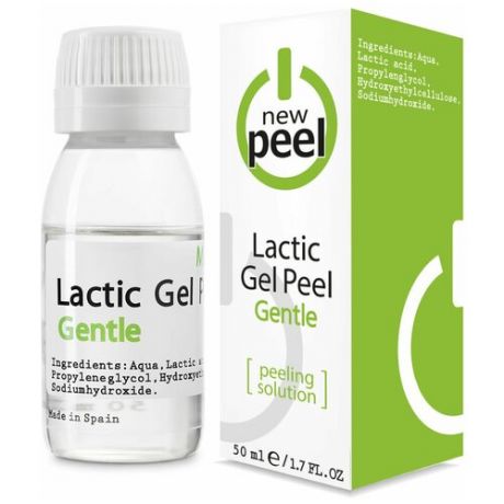 Молочный пилинг 20% New Peel Lactic Gel-Peel Gentle 20%, 50 мл