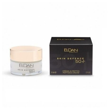 Eldan Premium Pepto Skin Defence: Пептидный крем 50+ для лица (Peptides Cream 50+), 50 мл