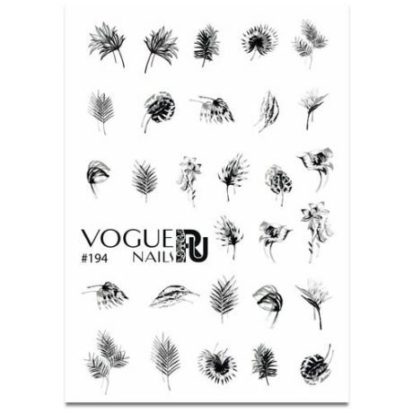 Слайдер дизайн Vogue Nails 194 черный