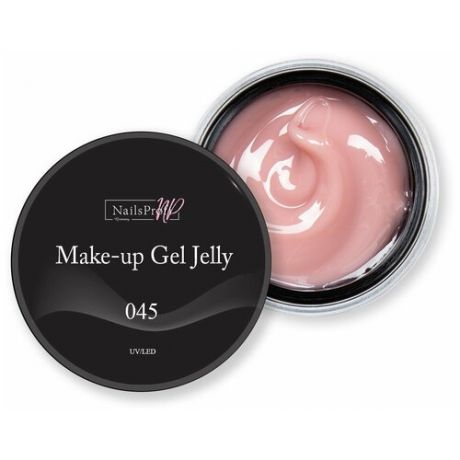 Камуфлирующий гель для наращивания ногтей NailsProfi Make-Up Gel Jelly 045 - 15 гр