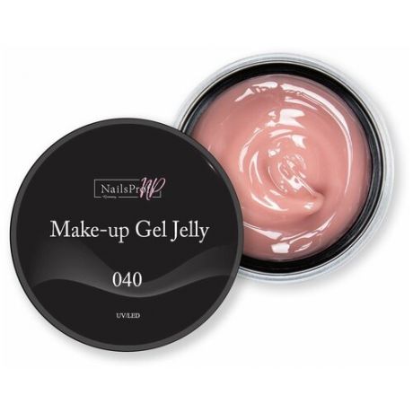 Камуфлирующий гель для наращивания ногтей NailsProfi Make-Up Gel Jelly 040 - 50 гр