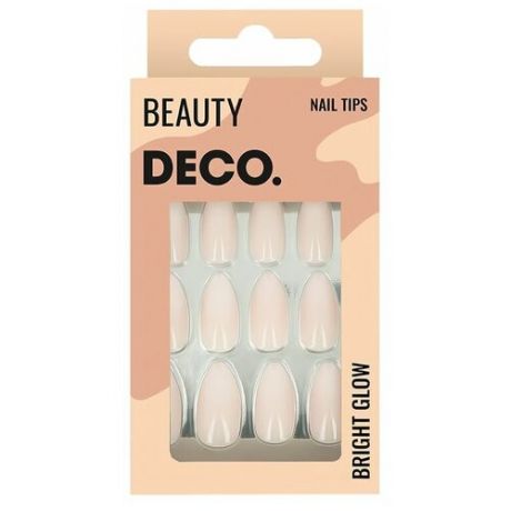 Набор накладных ногтей `DECO.` OMBRE white (24 шт + клеевые стикеры 24 шт)